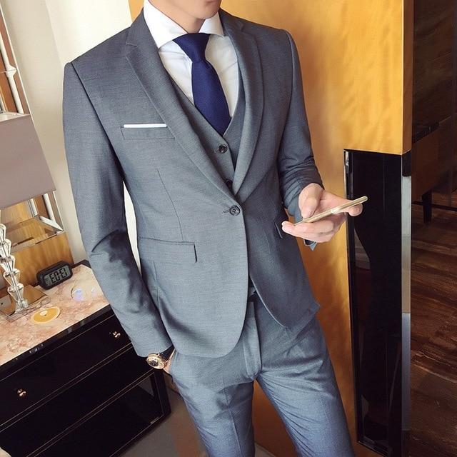 MBCA - High Quality Men's Fashion Slim Fit Formal Suit