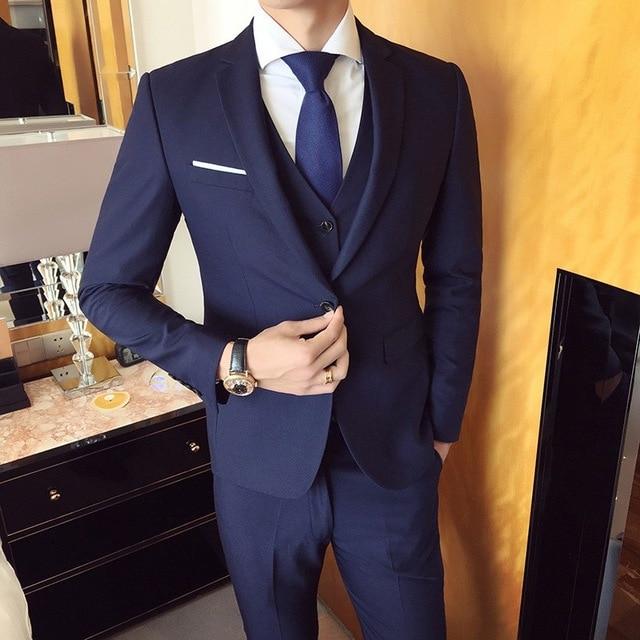 MBCA - High Quality Men's Fashion Slim Fit Formal Suit