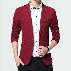 MBCA - New Men's High Quality Casual Slim Fit Blazer