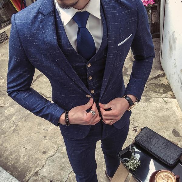 MBCA - New Men's Fashion Three-pieces Business Suits