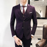 MBCA - New Men's Fashion Three-pieces Business Suits