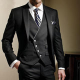 MBCA - New Fashion Men's Handsome Wedding Suit - Black