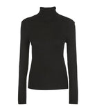 100% Wool Slim Fit Knitted Base turtleneck Sweater