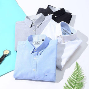 MBCA - 100% Cotton Elegant Men's Long Sleeve Shirts