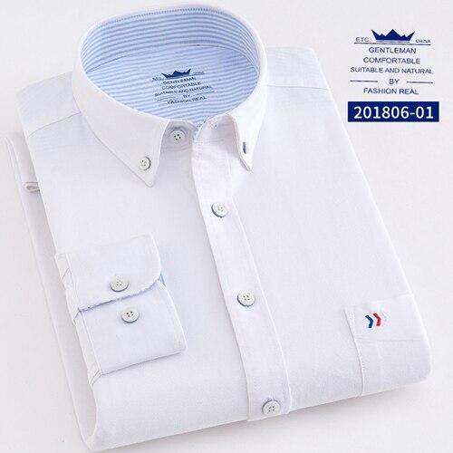 MBCA - 100% Cotton Elegant Men's Long Sleeve Shirts