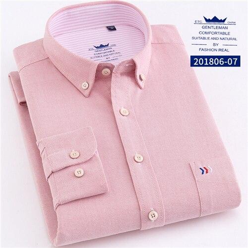 MBCA - 100% Cotton Elegant Men's Long Sleeve Shirts