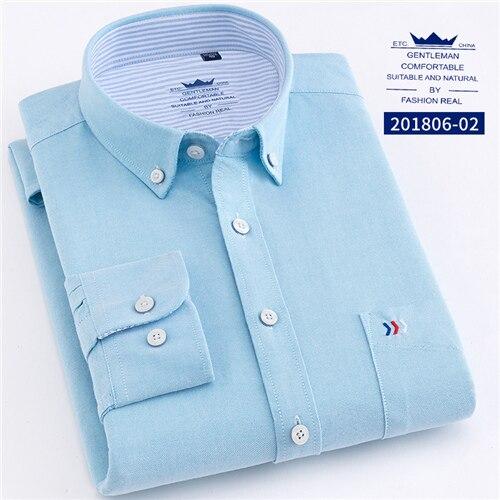 MBCA - 100% Cotton Elegant Men's Long Sleeve Shirts