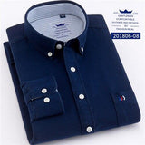 MBCA - 100% Cotton Elegant Men's Long Sleeve Shirts