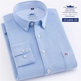 MBCA - 100% Cotton Elegant Men's Long Sleeve Shirts