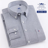 MBCA - 100% Cotton Elegant Men's Long Sleeve Shirts