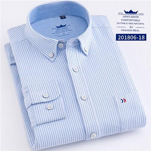 MBCA - 100% Cotton Elegant Men's Long Sleeve Shirts