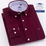 MBCA - 100% Cotton Elegant Men's Long Sleeve Shirts