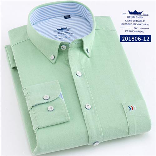 MBCA - 100% Cotton Elegant Men's Long Sleeve Shirts