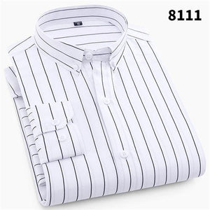 MBCA - New Arrivals Men's Striped Long Sleeved Casual Shirts