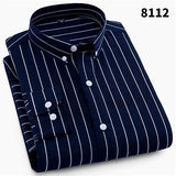 MBCA - New Arrivals Men's Striped Long Sleeved Casual Shirts