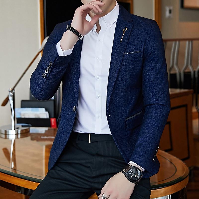 MBCA - Luxurious Spring Men's Striped Fashion Slim Fit Blazer